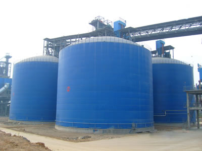 中方水泥钢板库改造